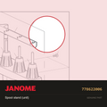 Spool stand (unit), Janome #778622006 — shown on the Janome parts diagram