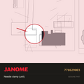 Needle clamp (unit), Janome #778629003 — shown on the Janome parts diagram