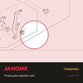 Thread Guide Supporter Unit, Janome #790605001 — shown on the Janome parts diagram