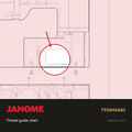 Thread guide chart, Janome #795046A01 — shown on the Janome parts diagram