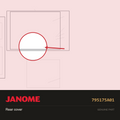 Rear cover, Janome #795175A01 — shown on the Janome parts diagram