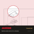 Machine socket (unit) (USA), Janome #796609106 — shown on the Janome parts diagram