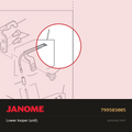 Lower looper (unit), Janome #799503005 — shown on the Janome parts diagram
