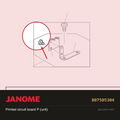 Printed circuit board P (unit), Janome #807505304 — shown on the Janome parts diagram
