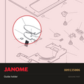 Guide holder, Janome #809135006 — shown on the Janome parts diagram