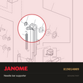 Needle bar supporter, Janome #819014009 — shown on the Janome parts diagram