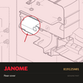 Rear cover, Janome #819125A01 — shown on the Janome parts diagram