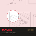 Ext table (unit) (Silky White), Janome #819645005 — shown on the Janome parts diagram