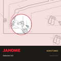 Setscrew, Janome #820373003 — shown on the Janome parts diagram
