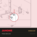 Thread Cutter Unit, Janome #840602109 — shown on the Janome parts diagram