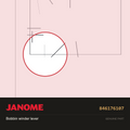 Bobbin Winder Lever, Janome #846176107 — shown on the Janome parts diagram