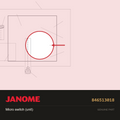 Micro switch (unit), Janome #846513018 — shown on the Janome parts diagram