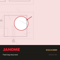 dial, Janome #858143009 — shown on the Janome parts diagram