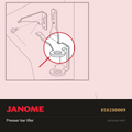Lifter, Janome #858280009 — shown on the Janome parts diagram