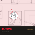Arm thread guide, Janome #858282001 — shown on the Janome parts diagram