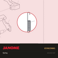 Spring, Janome #859029001 — shown on the Janome parts diagram