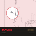 Setscrew, Janome #859273002 — shown on the Janome parts diagram