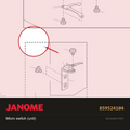 Switch (unit), Janome #859524104 — shown on the Janome parts diagram