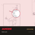 Switch (unit), Janome #859524506 — shown on the Janome parts diagram