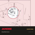 Knee lifter link (2), Janome #860053008 — shown on the Janome parts diagram