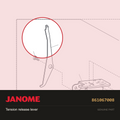 Tension release lever, Janome #861067008 — shown on the Janome parts diagram