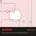 Printed circuit board A (USA), Janome #861417018 — shown on the Janome parts diagram
