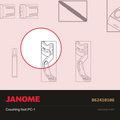 Couching foot PC-1, Janome #862410106 — shown on the Janome parts diagram