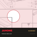 Extension table cover, Janome #863004003 — shown on the Janome parts diagram