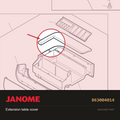 Extension table cover, Janome #863004014 — shown on the Janome parts diagram