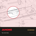 Top Cover Body, Janome #863009008 — shown on the Janome parts diagram