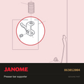 Presser bar supporter, Janome #863012004 — shown on the Janome parts diagram