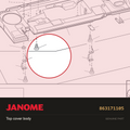 Top cover body, Janome #863171105 — shown on the Janome parts diagram
