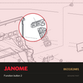 Function button 2, Janome #863182A01 — shown on the Janome parts diagram