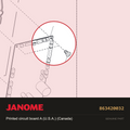 A-Board (US, CAN), Janome #863420032 — shown on the Janome parts diagram