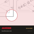 Knee lifter sensor (unit), Janome #863634008 — shown on the Janome parts diagram