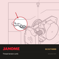 Thread tension (unit), Janome #863674000 — shown on the Janome parts diagram