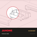 Extension table, Janome #865004009 — shown on the Janome parts diagram