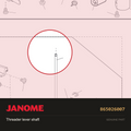 Threader lever shaft, Janome #865026007 — shown on the Janome parts diagram