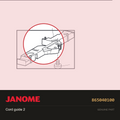 Cord guide 2, Janome #865040100 — shown on the Janome parts diagram