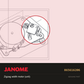 Zigzag width motor (unit), Janome #865616206 — shown on the Janome parts diagram