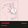 Presser bar lifter, Janome #866025009 — shown on the Janome parts diagram