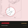 A board set plate 2, Janome #866044004 — shown on the Janome parts diagram