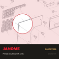 Printed circuit board K (Unit), Janome #866507000 — shown on the Janome parts diagram