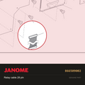 Relay cable 28 pin, Janome #866509002 — shown on the Janome parts diagram