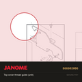 Top cover thread guide (unit), Janome #866602006 — shown on the Janome parts diagram