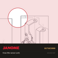 Knee lifter sensor (unit), Janome #867603000 — shown on the Janome parts diagram