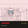 Feed base (unit), Janome #867612002 — shown on the Janome parts diagram