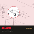 Speed control slider guide, Janome #869043002 — shown on the Janome parts diagram