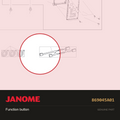Function button, Janome #869045A01 — shown on the Janome parts diagram