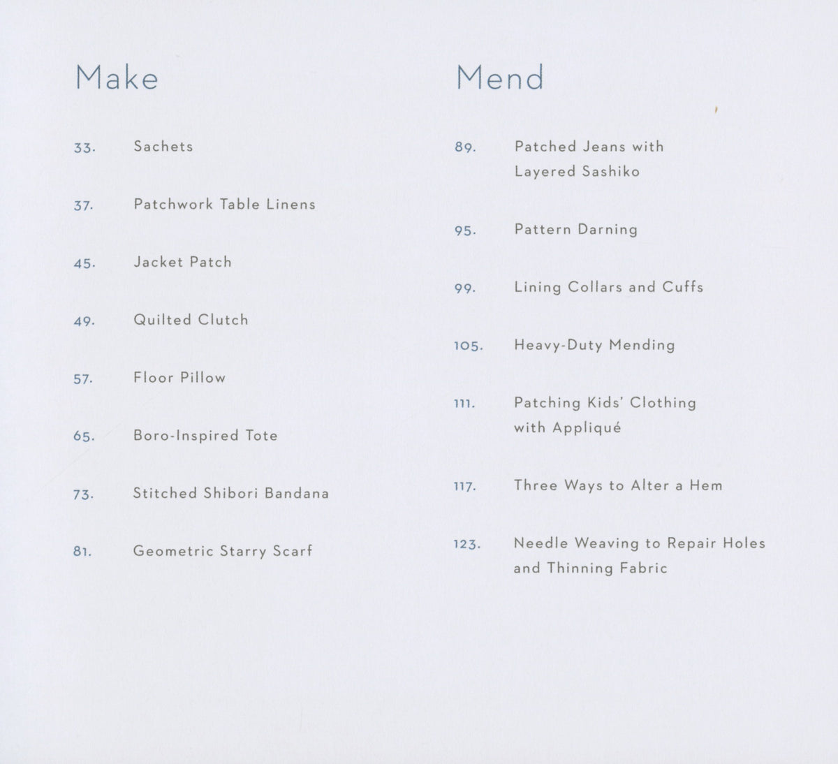 Make and Mend
